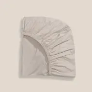 Spannbettlaken 90x200 cm in Beige aus Bio von Petite Amélie