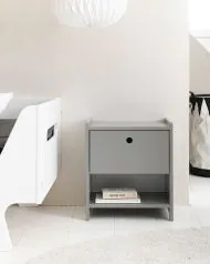 table de chevet enfant gris chambre enfant plume Petite Amélie 3
