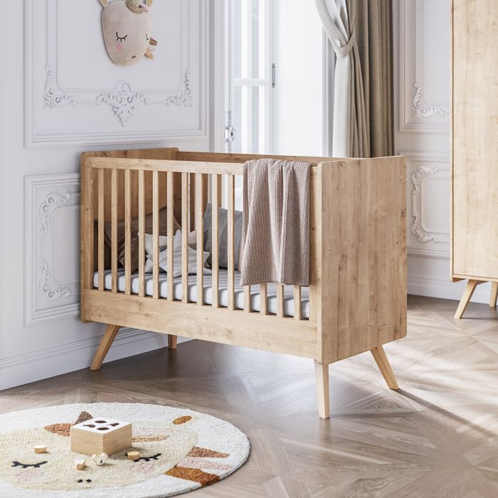 BABYBETT VINTAGE 60X120 CM NATUR