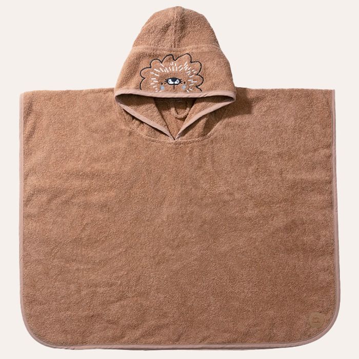 BADEPONCHO «LEO»|1 - 4 JAHRE | 52 X 63 CM | KARAMELL main product photo