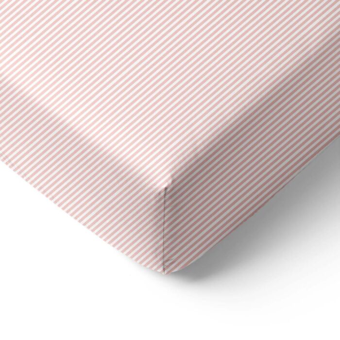 Gestreiftes Bettlaken 70x140 Rosa ✔️ Petite Amélie