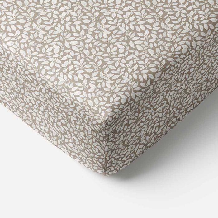 SPANNBETTLAKEN «SORBIER» 60 X 120CM | TAUPE main product photo