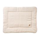 Krabbeldecke 75 x 95 cm | Bio-Musselin Baumwolle | Beige