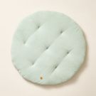 SPIELMATTE RUND Ø100 CM| MUSSELIN BAUMWOLLE | GRÜN