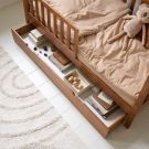 Schublade für Hausbett «Maison» | 80 x 160 cm | Walnuss