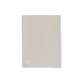 Jollein - Decke Kinderbett 100x150cm Basic Knit - Oatmeal