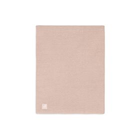 Jollein - Decke Kinderbett 100x150cm Basic Knit - Wild Rose