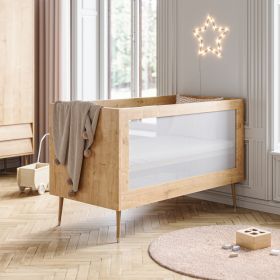 Mitwachsendes Babybett «BOSQUE» | 70 x 140 cm | Natur