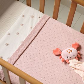 Babydecke 80 x 100 cm | Hellrosa