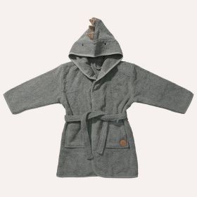 Bademantel «Dino» | 98 - 104 cm | 3 - 4 Jahre | Grün