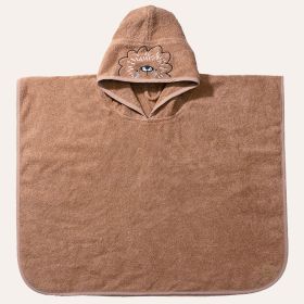 Badeponcho «Leo» | 1 - 4 Jahre | 52 x 63 cm | Karamell