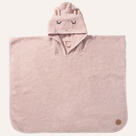 Badeponcho Einhorn «Lara» | 1 - 4 Jahre | 52 x 63 cm | Rosa