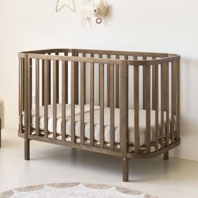 Ovales Babybett «Cocoon» | 60 x 120 cm | Cocoa
