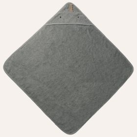 Baby Kapuzenhandtuch «Dino» | 75 x 75 cm | Grün