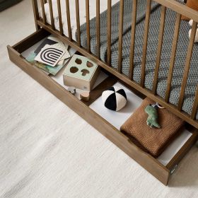 Bettschublade für Babybett «Hetre» | 60 x 120 cm | Cocoa