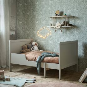 MITWACHSENDES KINDERBETT «BRUME» | 80 X 140-200 CM | GRAU