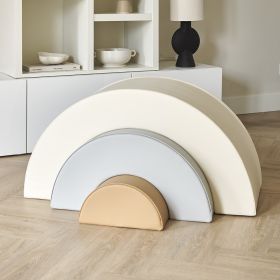 REGENBOGEN-Softbausteine «ARC EN CIEL» | 3-teilig | pastell