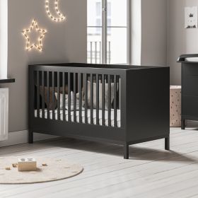 Babybett «Soie» | 60 x 120 cm | Schwarz