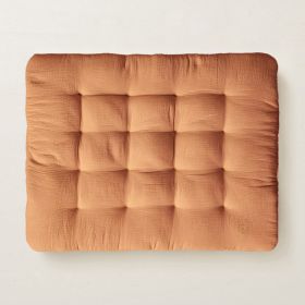 BABYSPIELMATTE «BISCUIT» 85x110 cm | BIO-MUSLIN-BAUMWOLLE |KAMEL