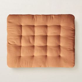 BABYSPIELMATTE «BISCUIT» 85x110 cm | BIO-MUSLIN-BAUMWOLLE |KAMEL