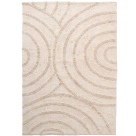 WASCHBARER SKANDINAVISCHER TEPPICH 120 X 170 CM | BEIGE