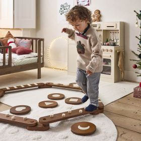 Balancierbalken aus Holz «Noyer» | Walnuss