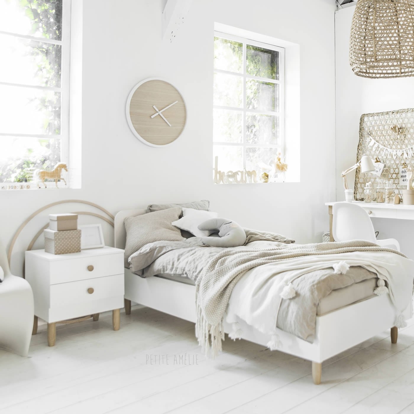 Jugendbett weiß 200x90 «Bocca»