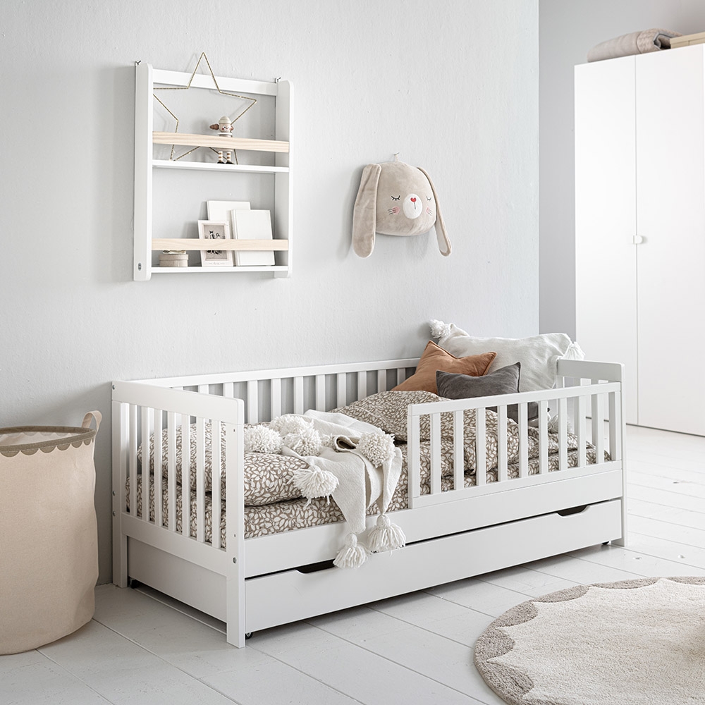 Kleinkinderbett 70 x 140 cm «Plume» | Weiß