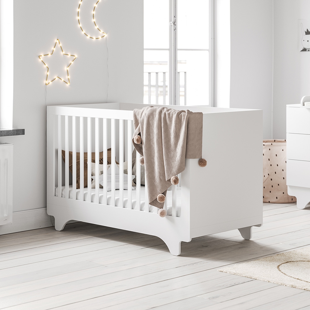 Mitwachsendes Babybett «Playwood» | 70x140 cm | Weiß