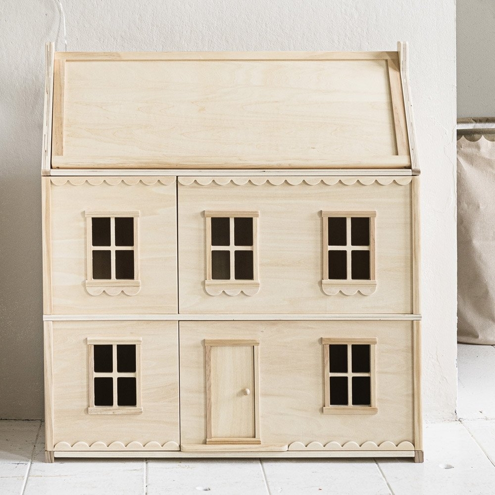 Puppenhaus aus Holz «La Parisienne» | 71 cm | natur