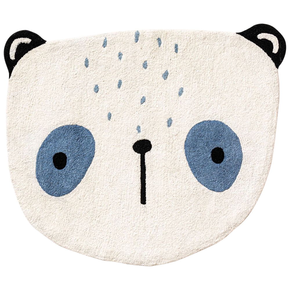 Waschbarer Kinderteppich Tierkopf | Panda Bo