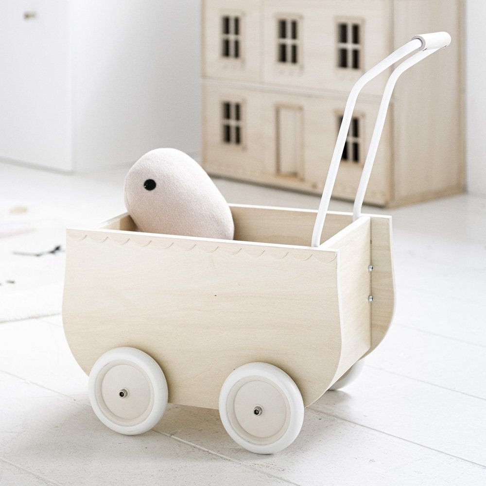 Puppenwagen Holz | Natur | La Parisienne