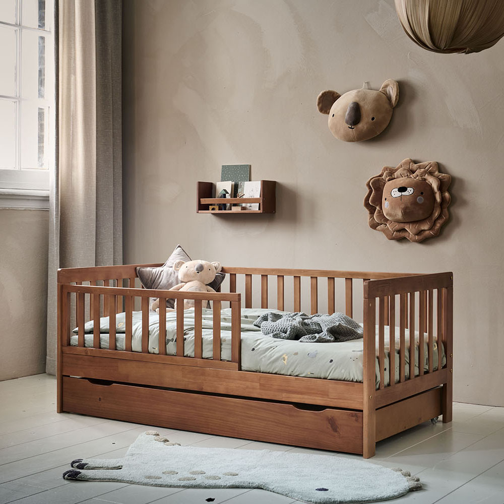 KLEINKINDERBETT «PLUME» | 70X140 CM | WALNUSS