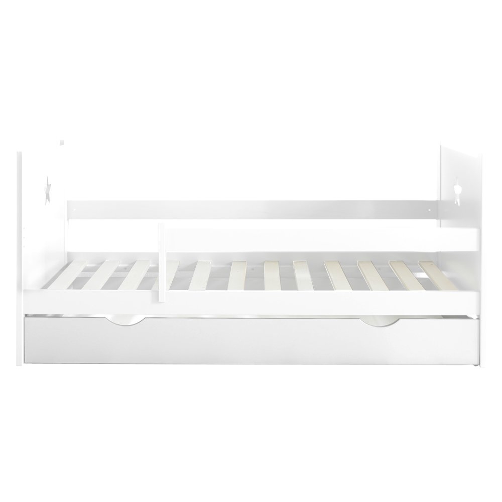 Schublade auf Rädern für Juniorbett «Nuit» 160 x 70 | Weiß
