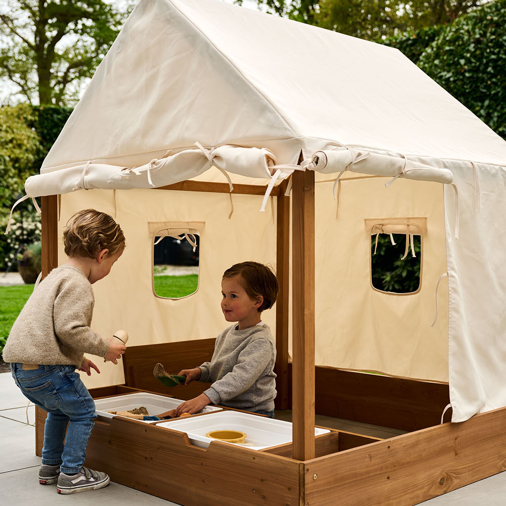Zelttuch fr Spielhaus aus Holz  Petite Amlie