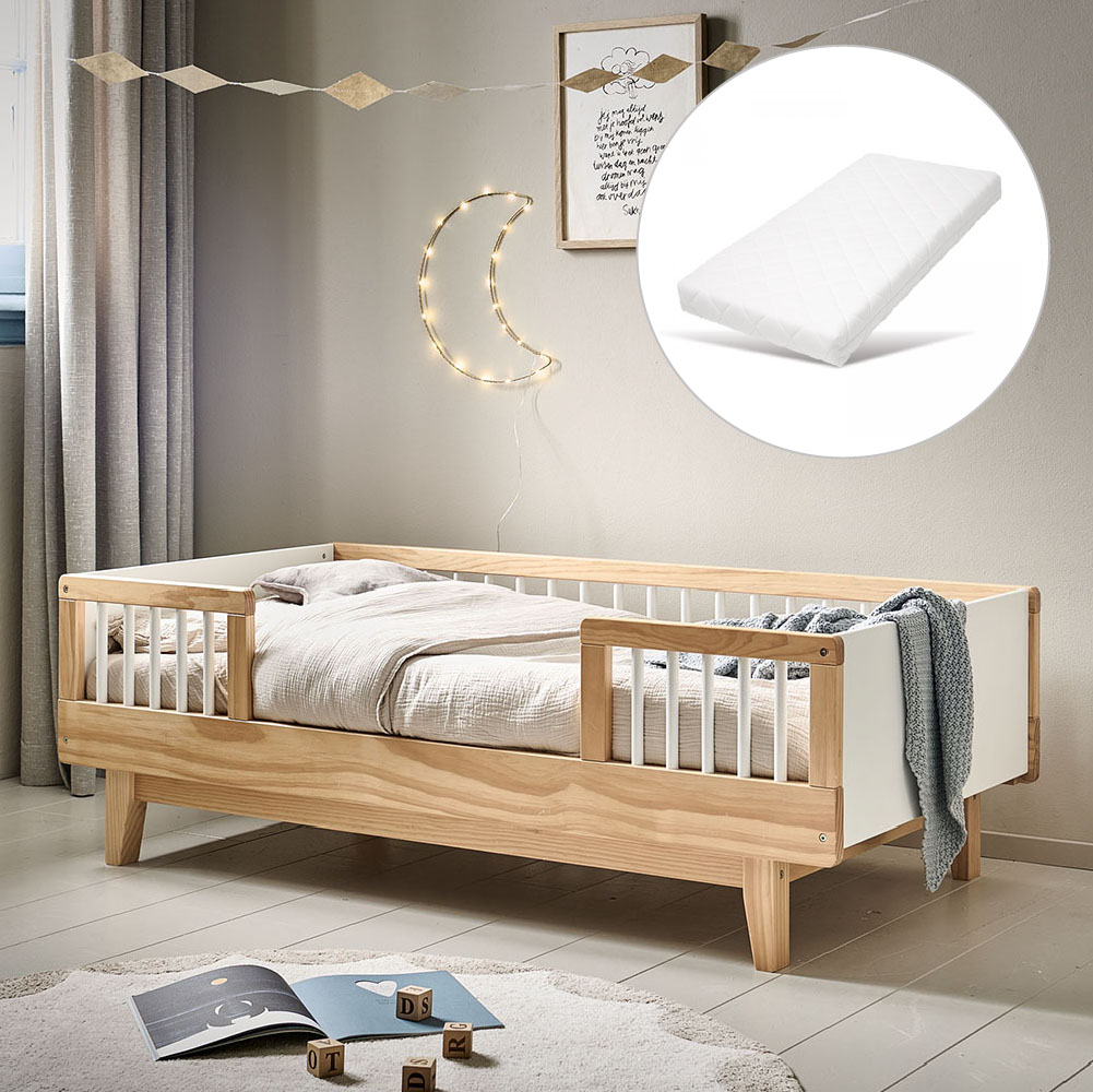 Kids bed mattress bundle «Cerise» 140x70 | Natural