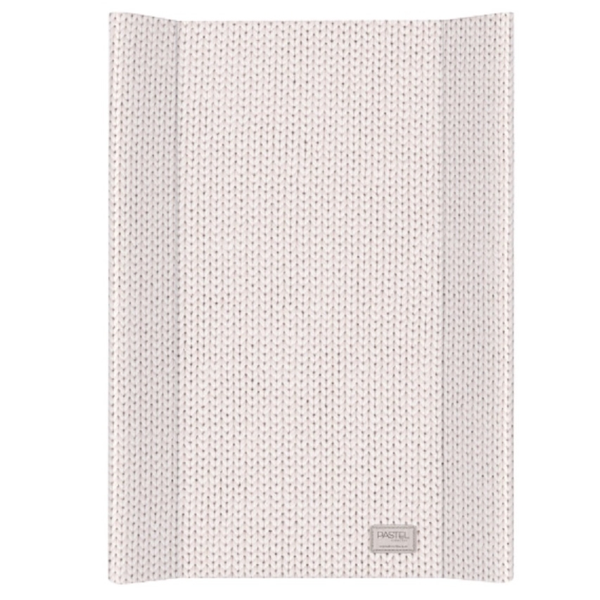 Wickelauflage in Strickoptik | Beige