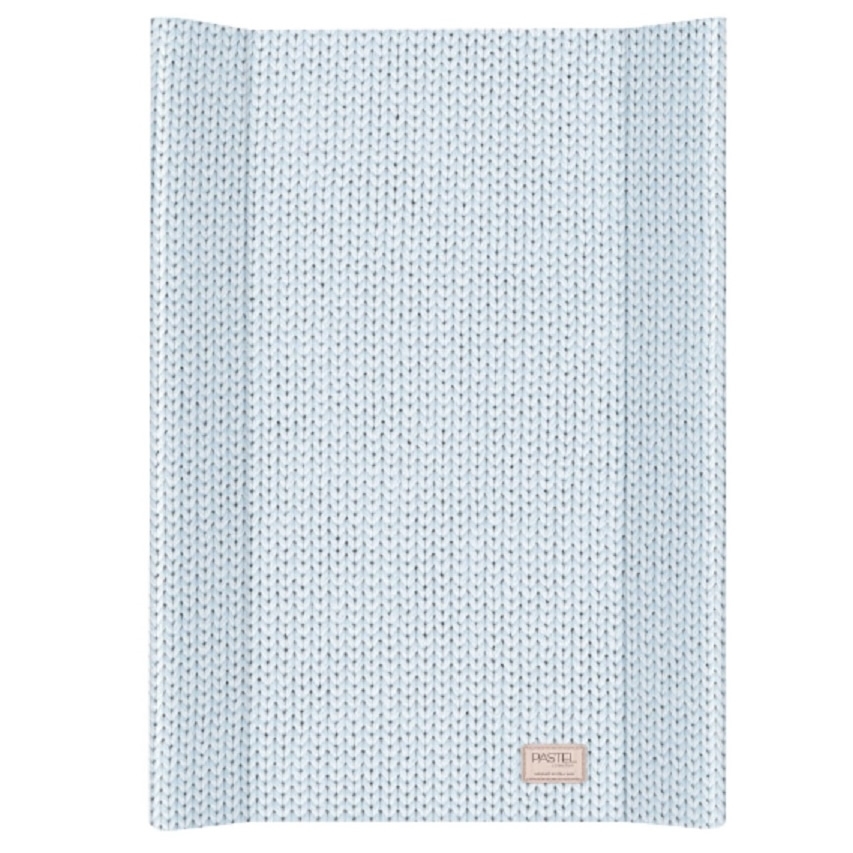 Wickelauflage in Strickoptik | Blau